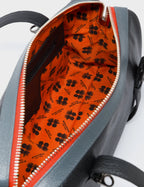 Esther Black Satchel Mini Bag - All Over Eyes Embroidery