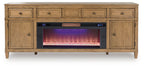 Sharlance - 81 TV Stand With Electric Fireplace