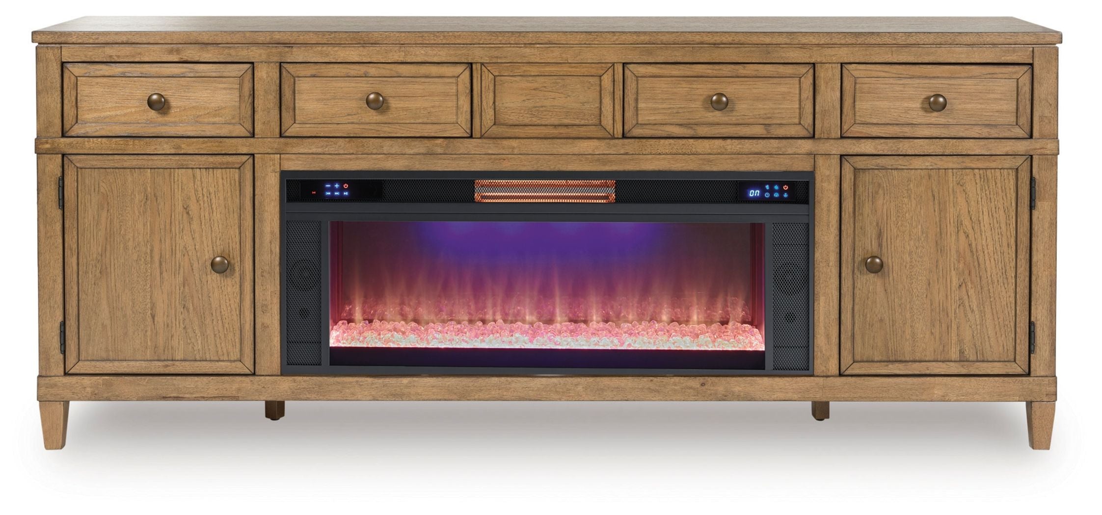 Sharlance - 81 TV Stand With Electric Fireplace