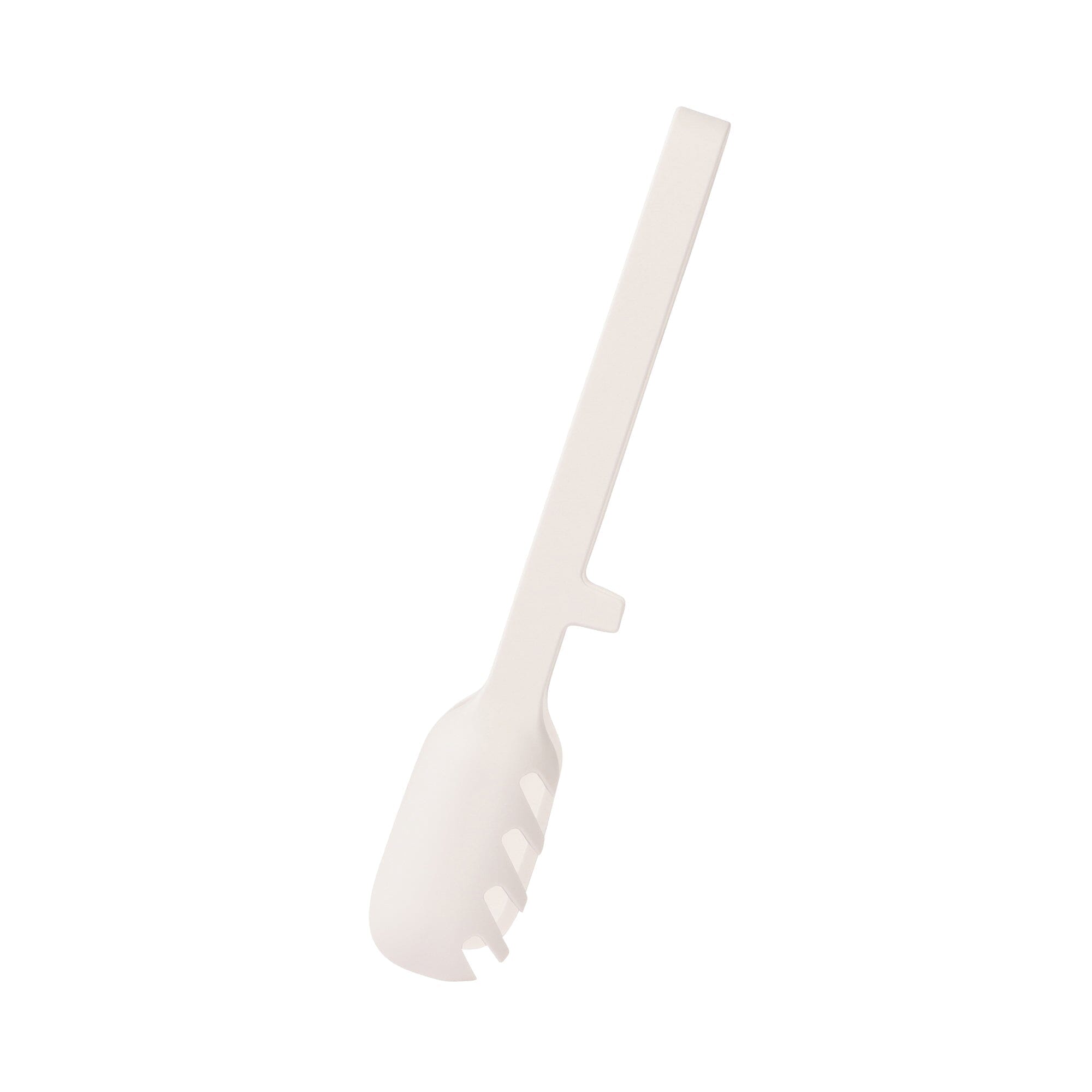 Silicone Tongs With Floating Tips Ivory