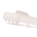 Silicone Tongs With Floating Tips Ivory
