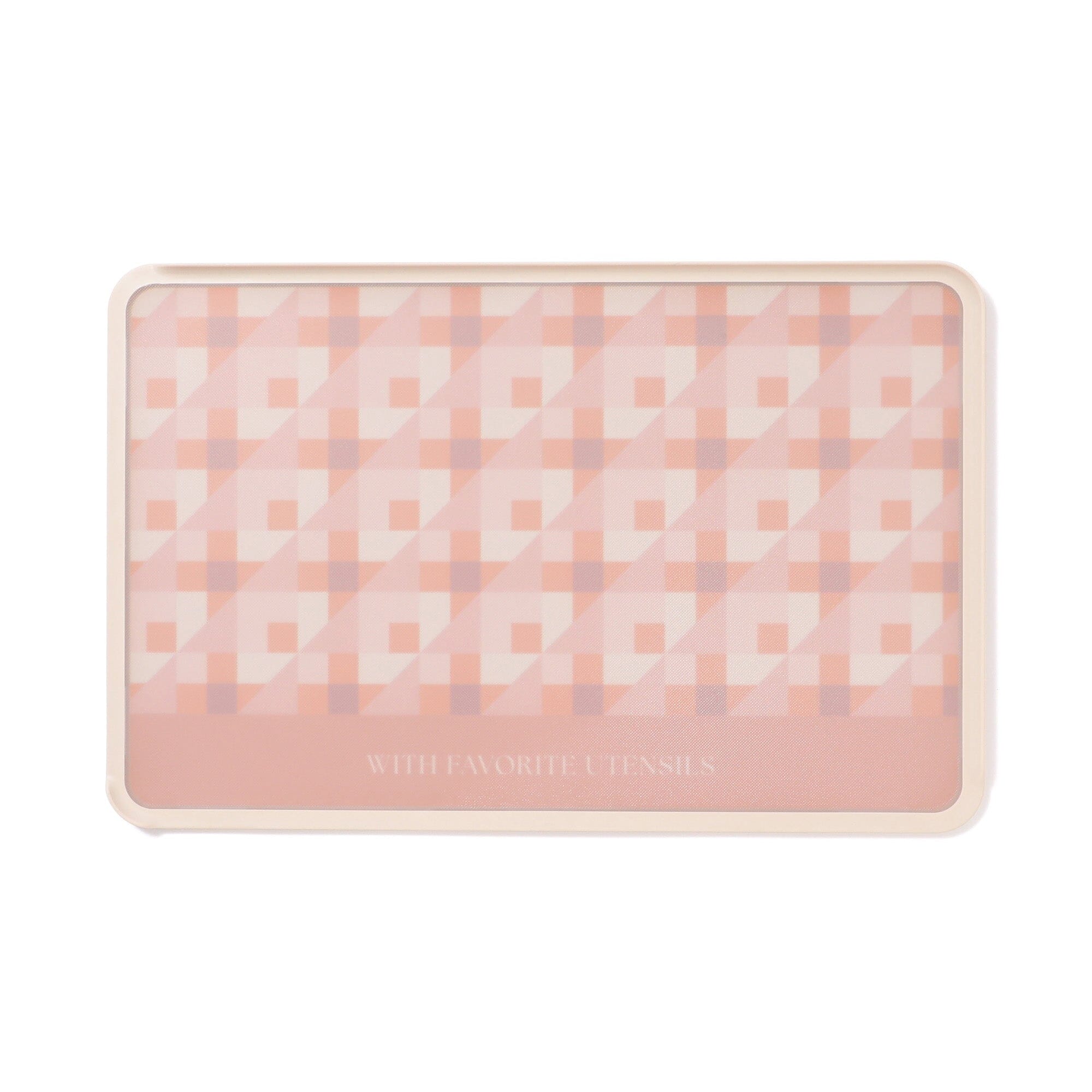 Art Cutting Board Typo Ivory X Orange