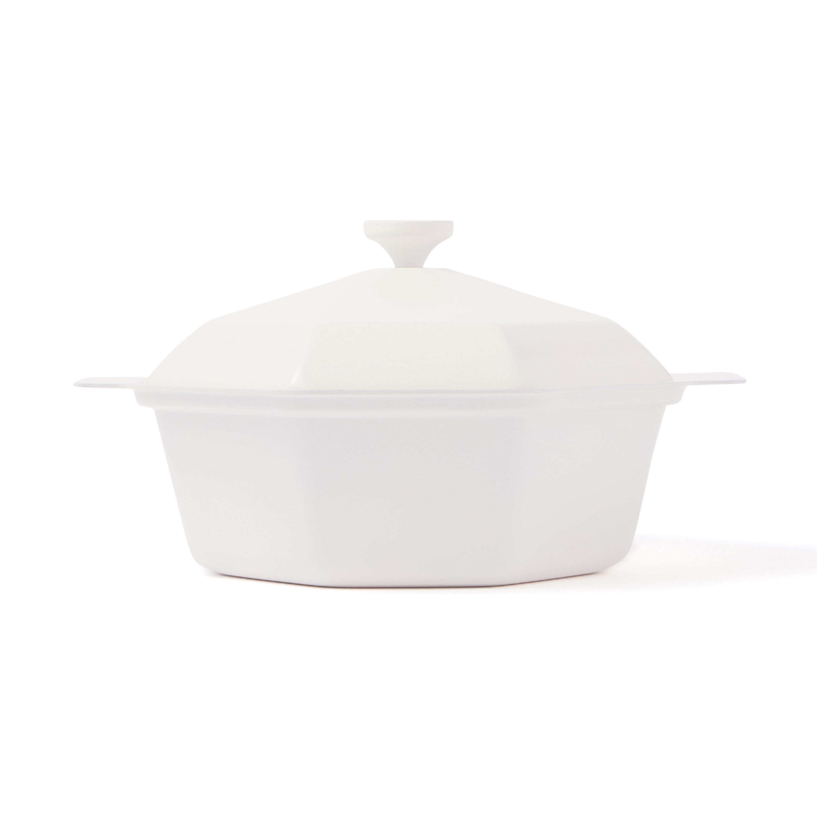 Diamond Lightweight Cooking Pot 25 cm White