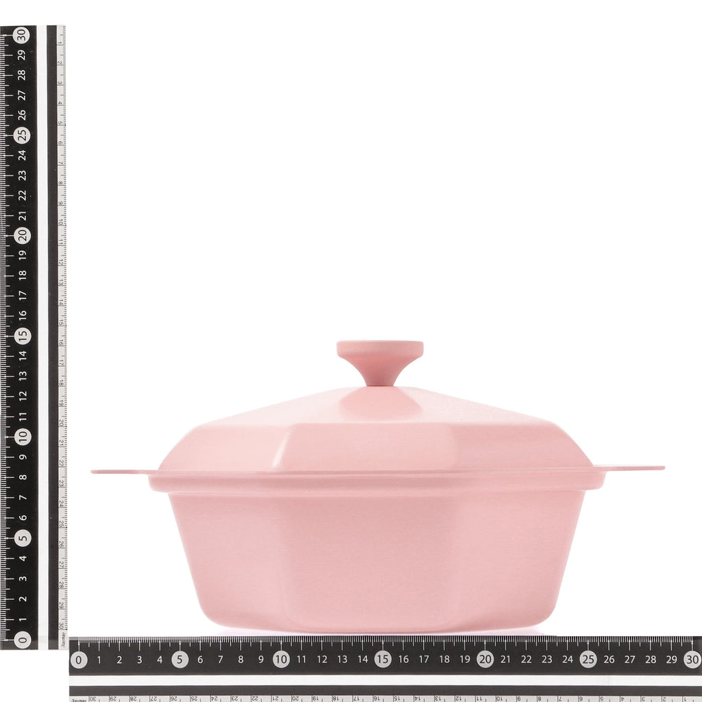 Diamond Lightweight Cooking Pot 21 cm Pink