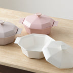 Diamond Lightweight Cooking Pot 21 cm White