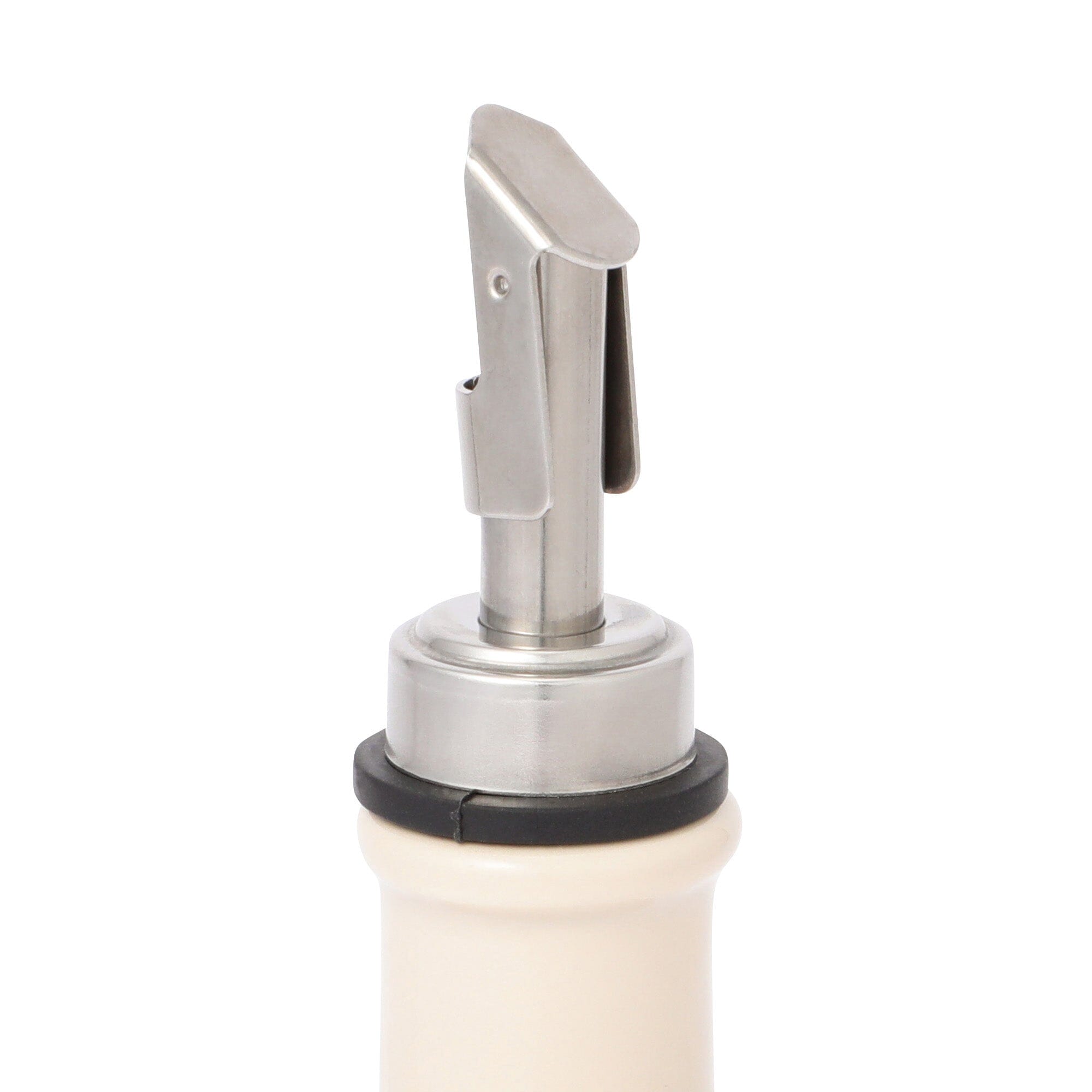 Logo Oil & Vinegar Bottle Large Ivory