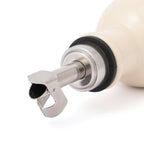 Logo Oil & Vinegar Bottle Large Ivory