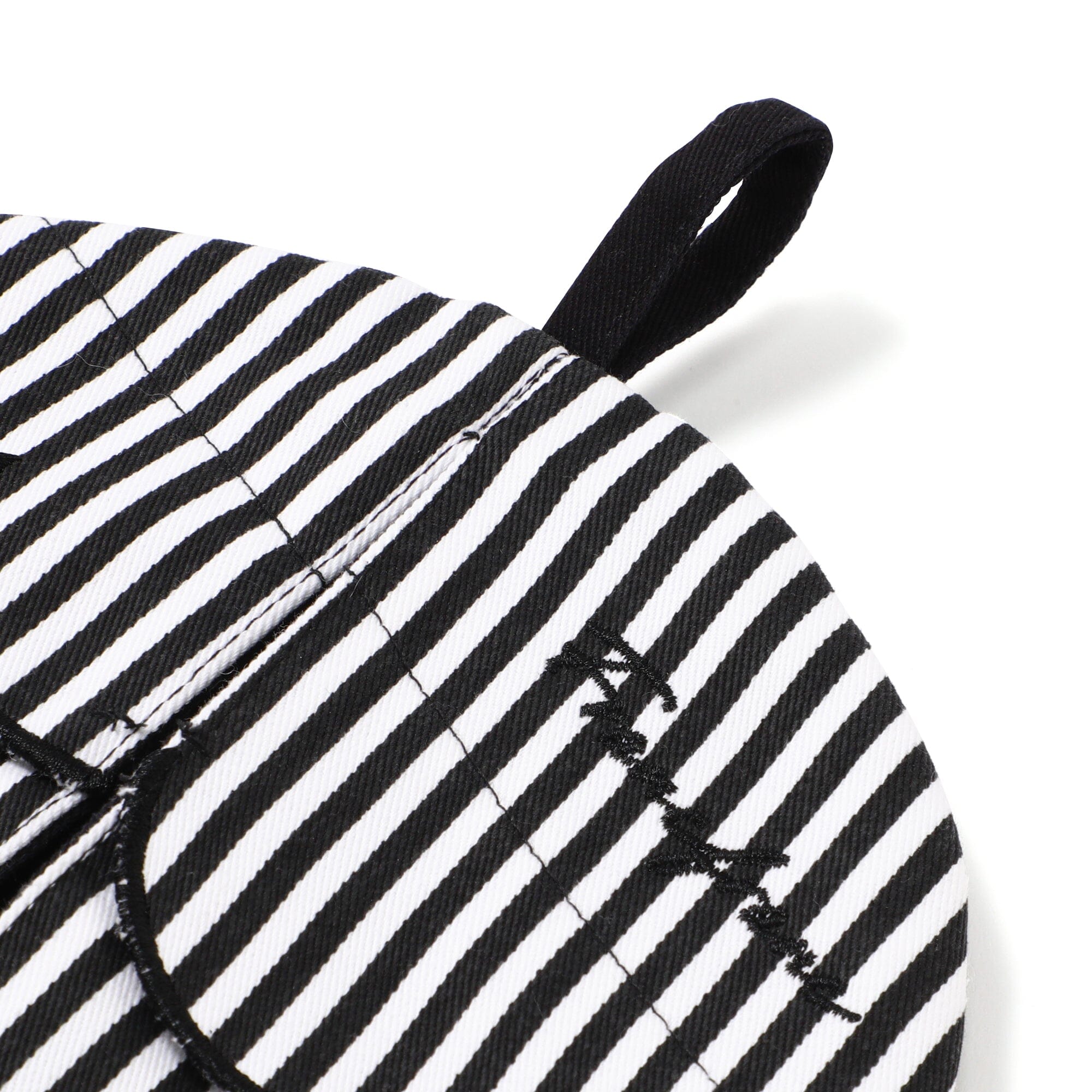 Scalloped Potholder Black