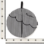 Scalloped Potholder Black