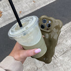 3D Bubble Phone Case - Pistachio