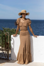 Zelda Knit Skirt or Bustier Dress Camel