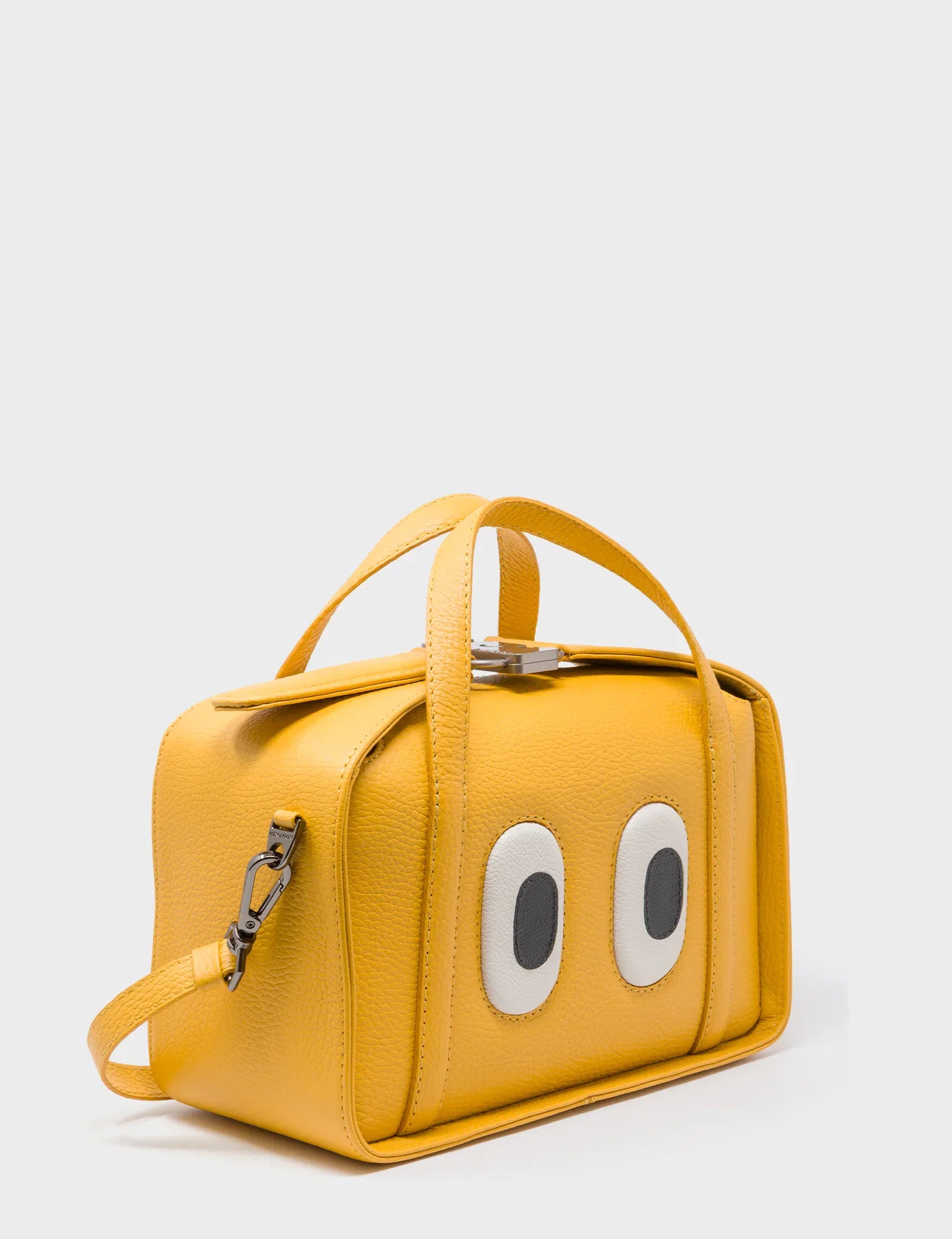 Benji Medium Crossbody Golden Glow Leather Bag - Look Up 👀