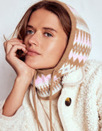 Knitted Hood-Soft Pink