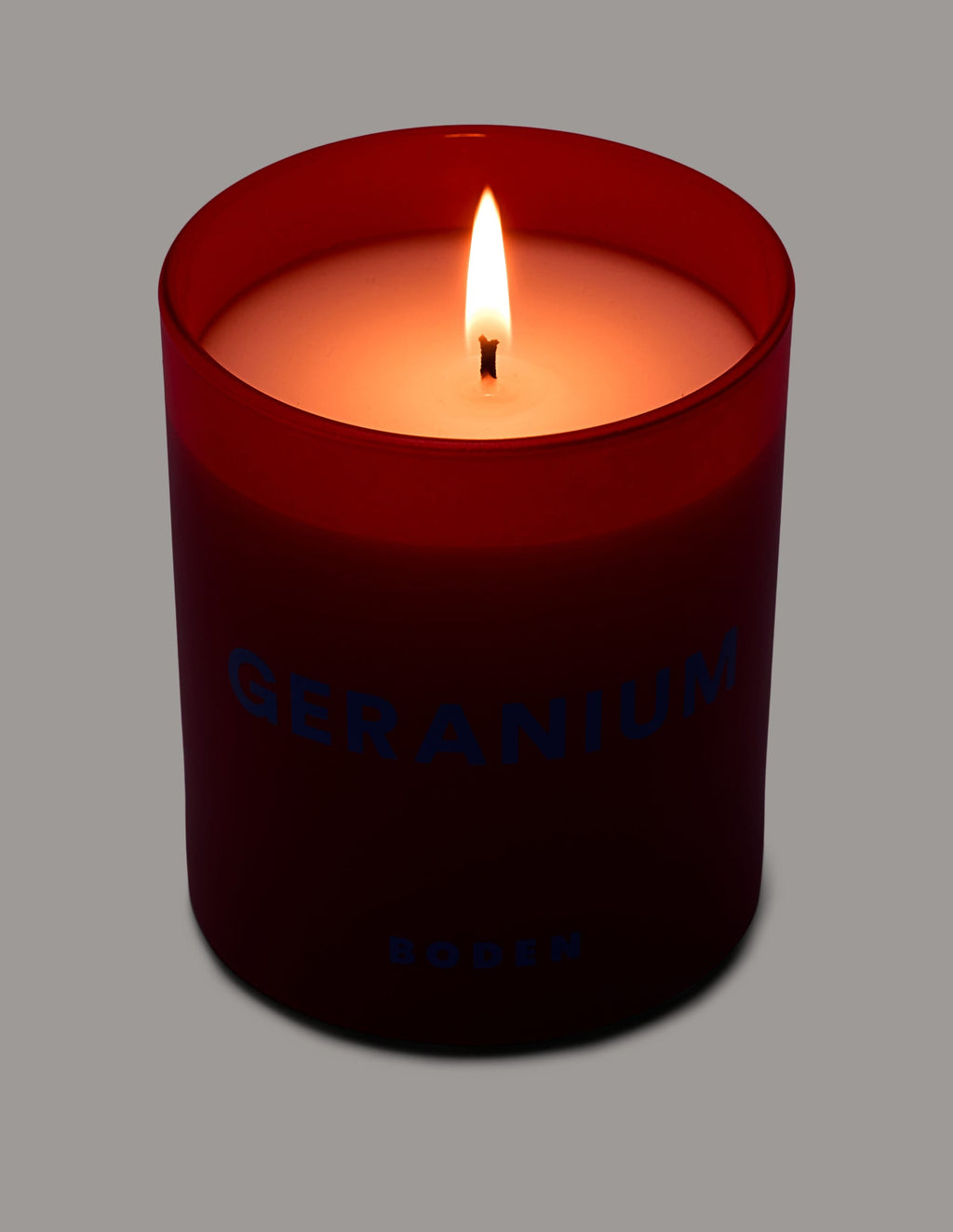 Single Candle-Geranium