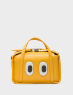 Benji Medium Crossbody Golden Glow Leather Bag - Look Up 👀