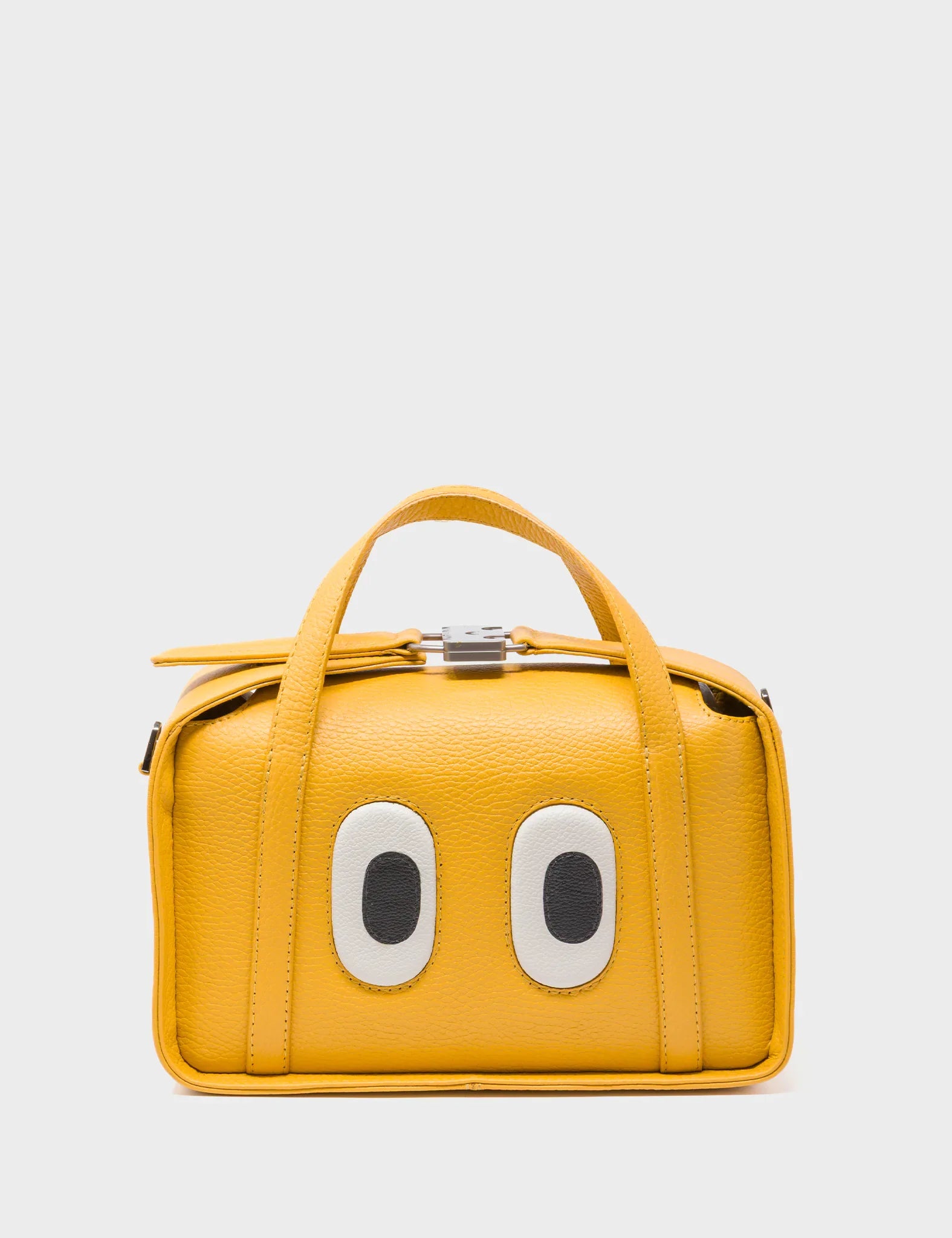 Benji Medium Crossbody Golden Glow Leather Bag - Look Up 👀