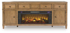 Sharlance - 81 TV Stand With Electric Fireplace