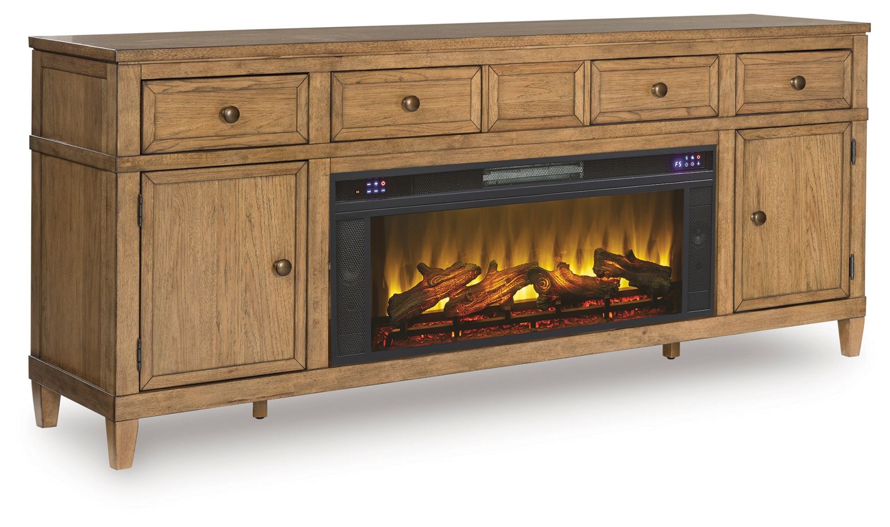 Sharlance - 81 TV Stand With Electric Fireplace