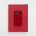 3D Bubble Phone Case - Cherry