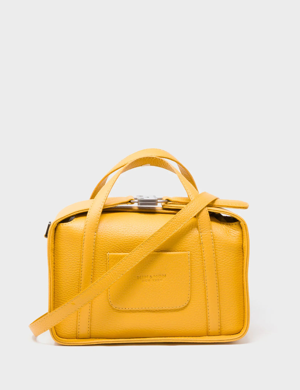 Benji Medium Crossbody Golden Glow Leather Bag - Look Up 👀
