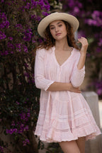 Bella Ciao Linen Dress Prima Rosa