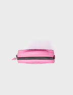 Verto Soft Neon Pink Leather Crossbody Bag - Winged Tiger Embroidery