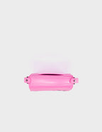 Anastasio Micro Crossbody Handbag Bubblegum Pink Leather - Eyes Embroidery