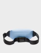 Harold Fanny Pack Cerulean Blue Leather - All Over Eyes Embroidery 