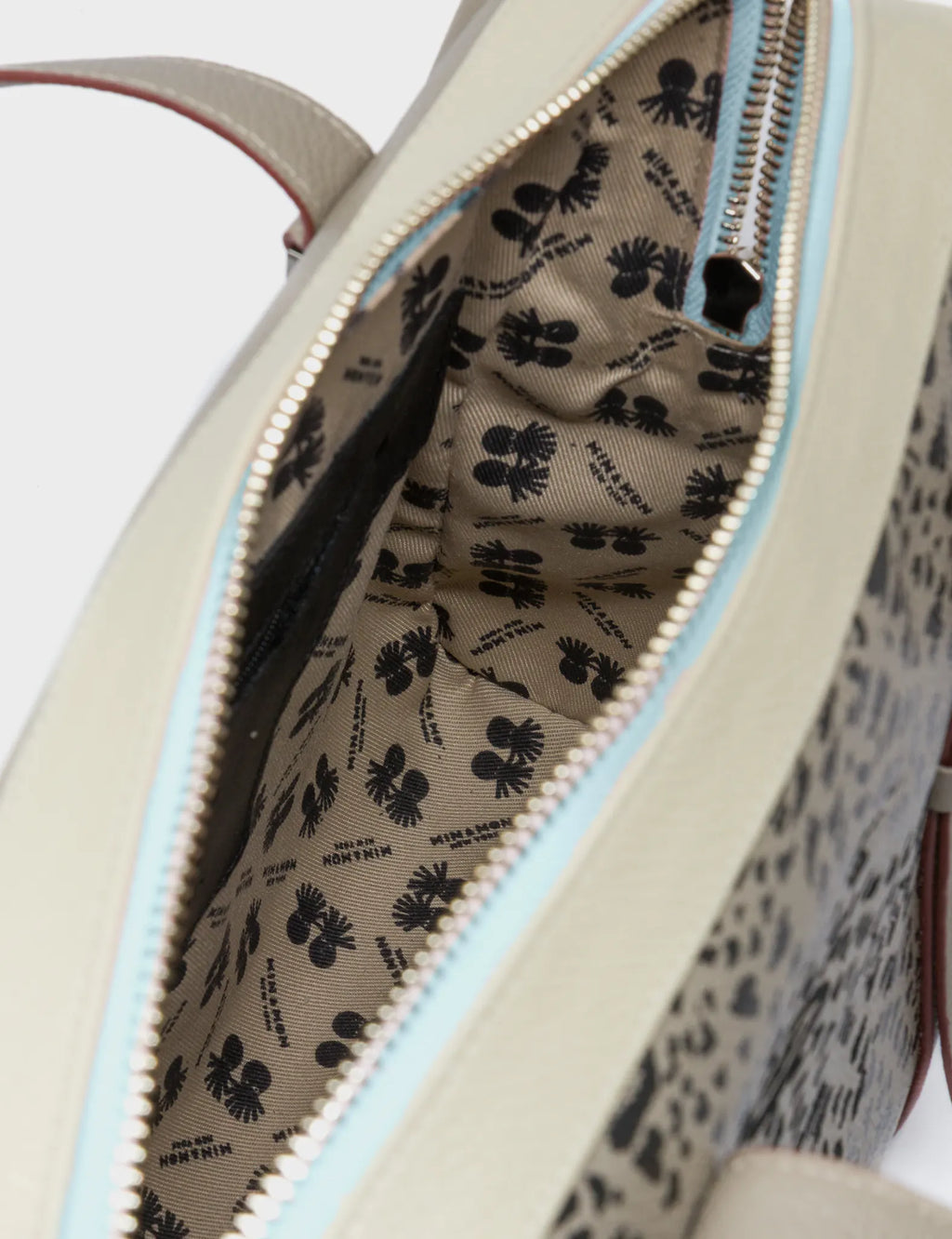 Esther Tuffet Brown Satchel Bag - Retro Tiger Design