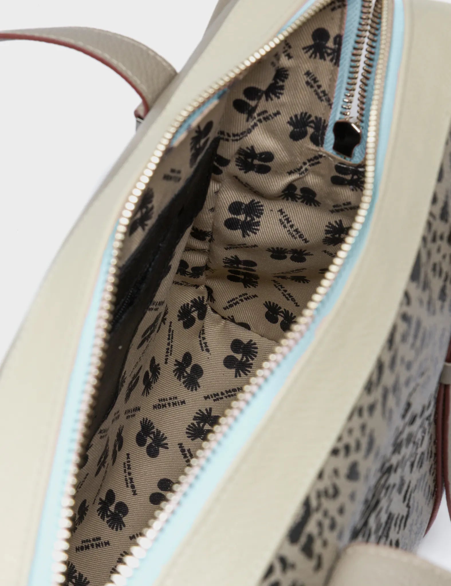 Esther Tuffet Brown Satchel Bag - Retro Tiger Design