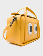 Benji Medium Crossbody Golden Glow Leather Bag - Look Up 👀