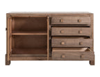 Atenas - Console With 4 Drawer And 2 Doors - Brown