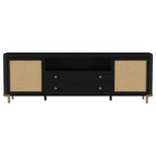 Arini - Rattan Cane 2-Door TV Stand Media Console