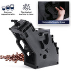 Hipresso Super-automatic Espresso Coffee Machine with Large 7 Display for Brewing Americano.Cappuccino. Latte. Macchiato.Flat White. Espresso Drinks