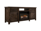 Dutton - Electric Fireplace - Rookwood Brown