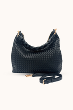 Kelly Woven Convertible Shoulder Bag