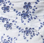 Stella Embroidered Cover-Up Blue