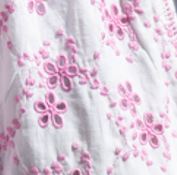 Malibu Embroidered Cover-Up Pink