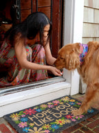 Bungalow Doormat - Like Dogs Black