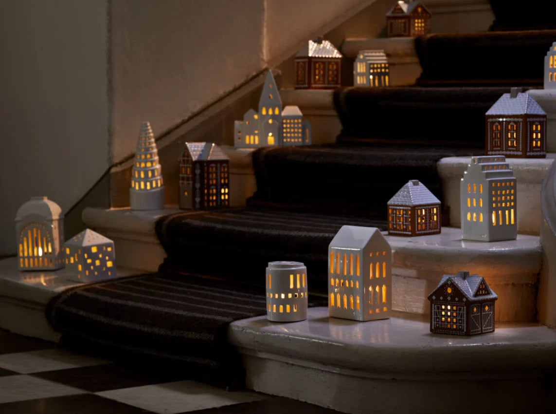 Kähler Gingerbread Ceramic Tealight Holder