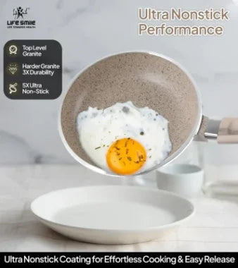 Anniversary Celebration while stocks last：31 Pcs Non Stick Granite Kitchen Cooking Set with Tools