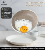 Anniversary Celebration while stocks last：31 Pcs Non Stick Granite Kitchen Cooking Set with Tools