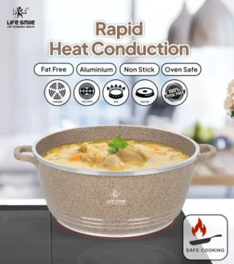 Anniversary Celebration while stocks last：31 Pcs Non Stick Granite Kitchen Cooking Set with Tools