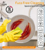 Anniversary Celebration while stocks last：31 Pcs Non Stick Granite Kitchen Cooking Set with Tools