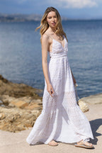 Lydia Knit Dress White