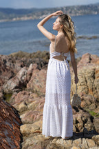 Lydia Knit Dress White