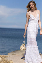 Lydia Knit Dress White