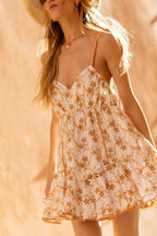 Stella Embroidered Cover-Up Camel