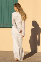 Evamari Knit Dress White