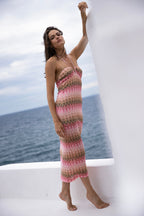 Eddy Lurex Dress Pink